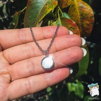 Кулон Дзеркало кругле міні. На ланцюжку